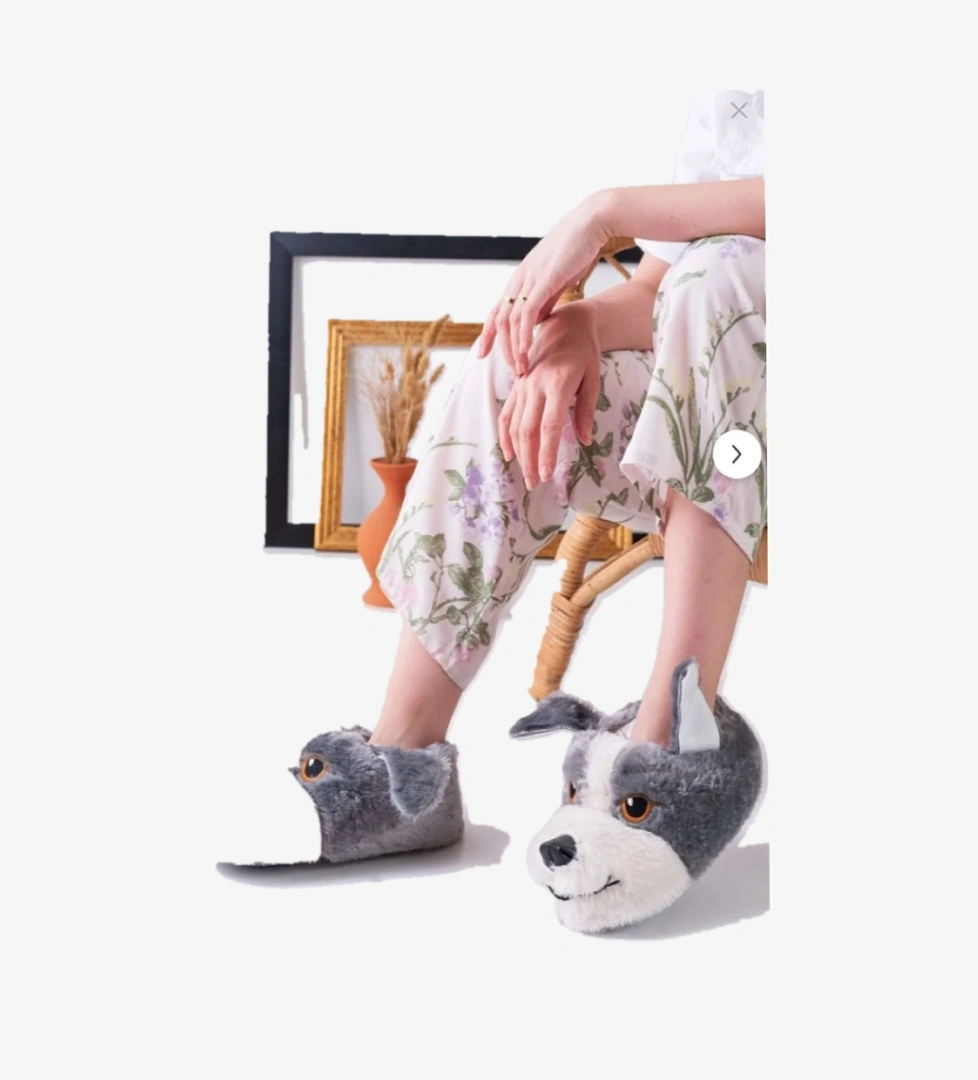 Çiçek 160-26 Termal Köpek Figürlü Panduf 36-40