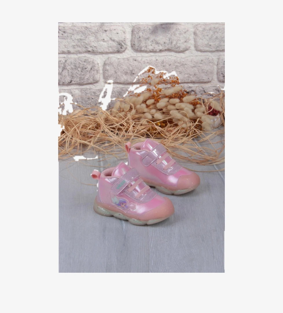 Vicco 946.E25K.445 Gemini Pudra Anatomik İlk Adım Işıklı Kız Çocuk Bot model görseli