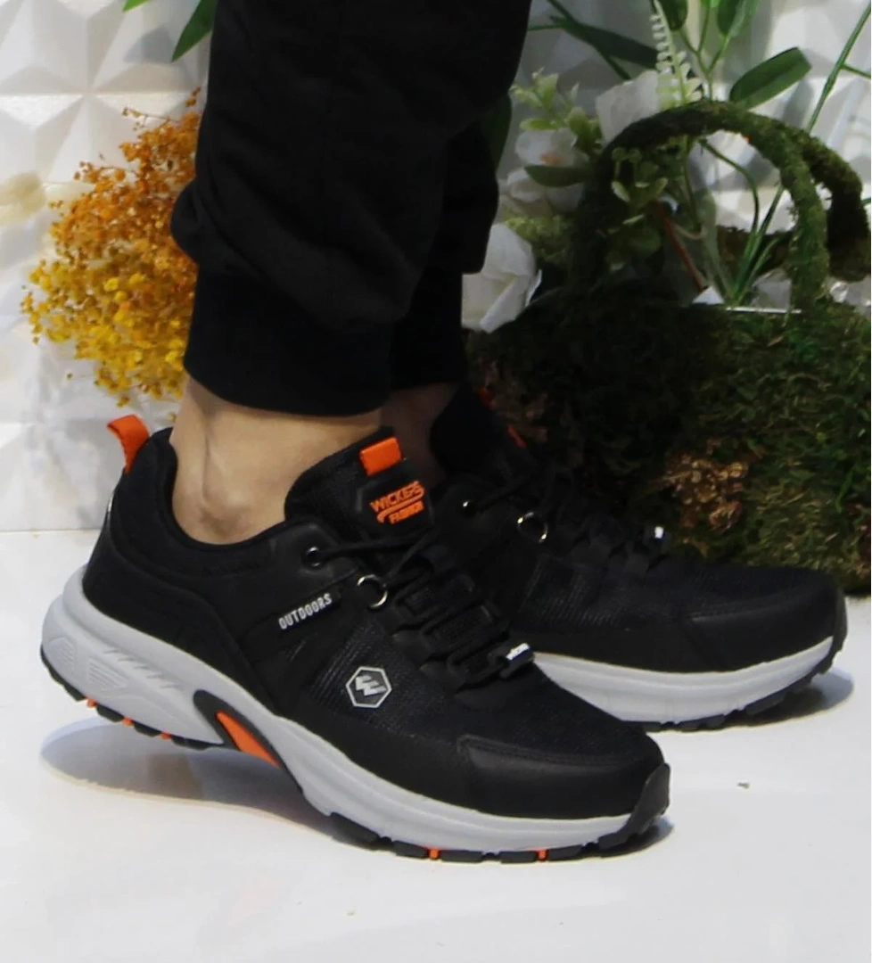 Fort Wks 2709 Siyah Turuncu Rahat Outdoor Ayakkabı Erkek Ayakkabı model görseli