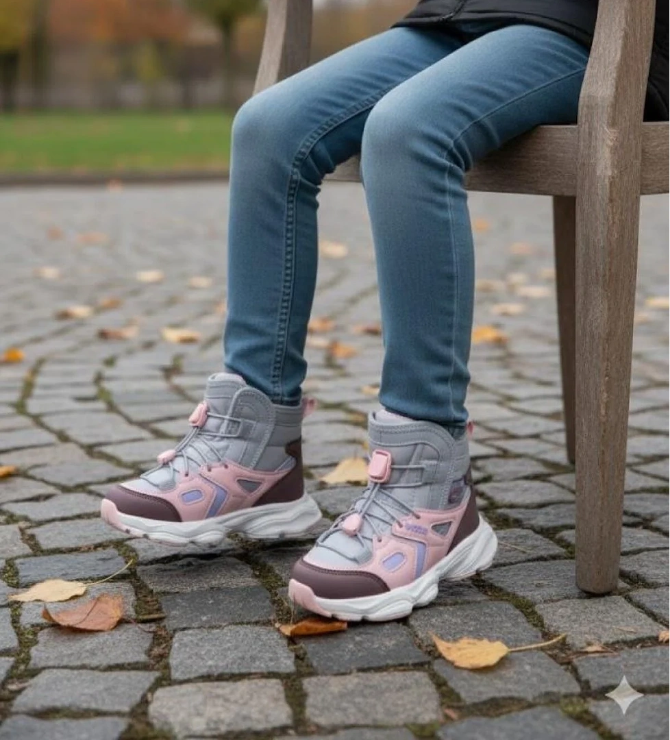 943.P25K.502 Tog Gümüş Hafif Rahat Kız Çocuk Bot - Görsel 1