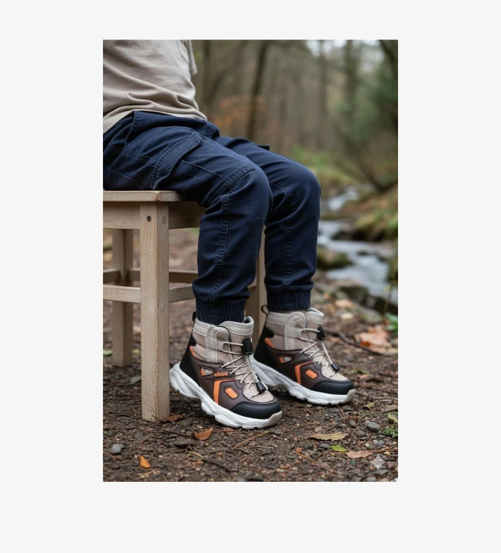 943.P25K.502 Tog Bej Hafif Rahat Erkek Çocuk Bot - Görsel 1