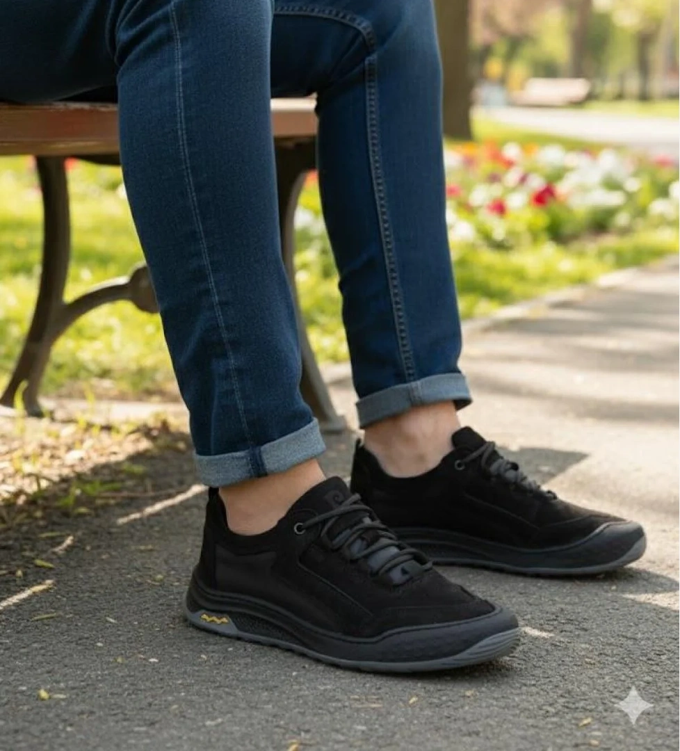 772522 Rahat Esnek Orijinal Ürün Hakiki Deri Sneakers Erkek Ayakkabı