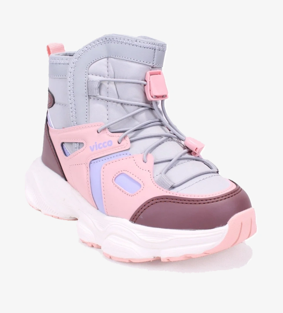 Tog 943F25K502 Gümüş Ortopedik Günlük Kız Çocuk Spor Bot