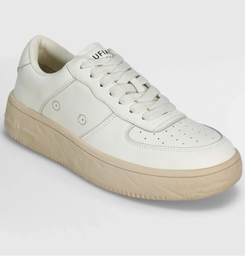 122230041 Natalı Deri Unisex Sneaker Ayakkabı - Görsel 1