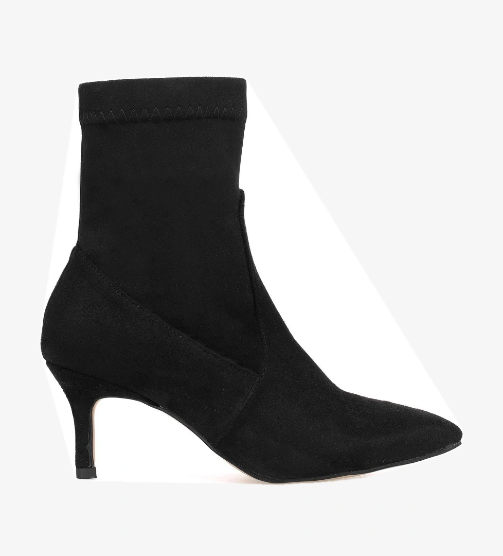 Ayakkabı Fuarı Elit Brk248C Kadın Topuklu Bot Siyah model görseli