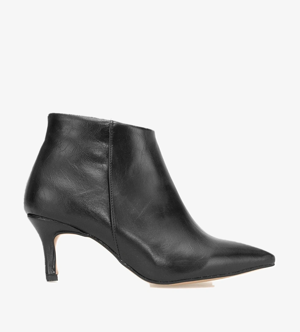 Elit Brk308C Kadın Topuklu Bot Siyah - Görsel 1