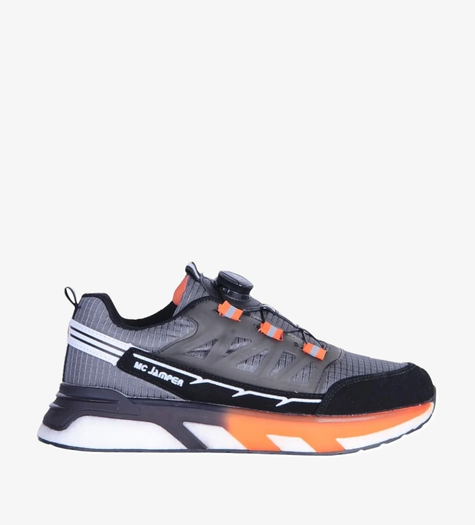 Mc 2296 Syh-Füme Akıllı Bağcık Erkek Sneaker Ayakkabı - Görsel 1
