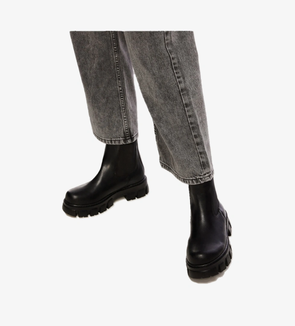 F By Fabrika F By Fabrika Siyah Kadın Bot ENRICKO | Flo Siyah - 1. görsel