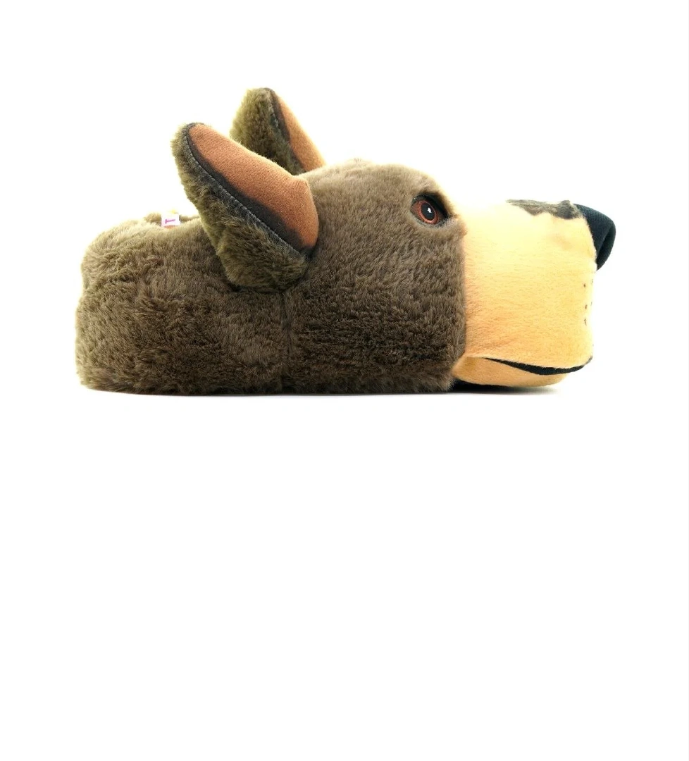 Twıgy Kont Erkek Hayvanlı Panduf (41-46) 23k T-kont M Kahve/bej - Görsel 1