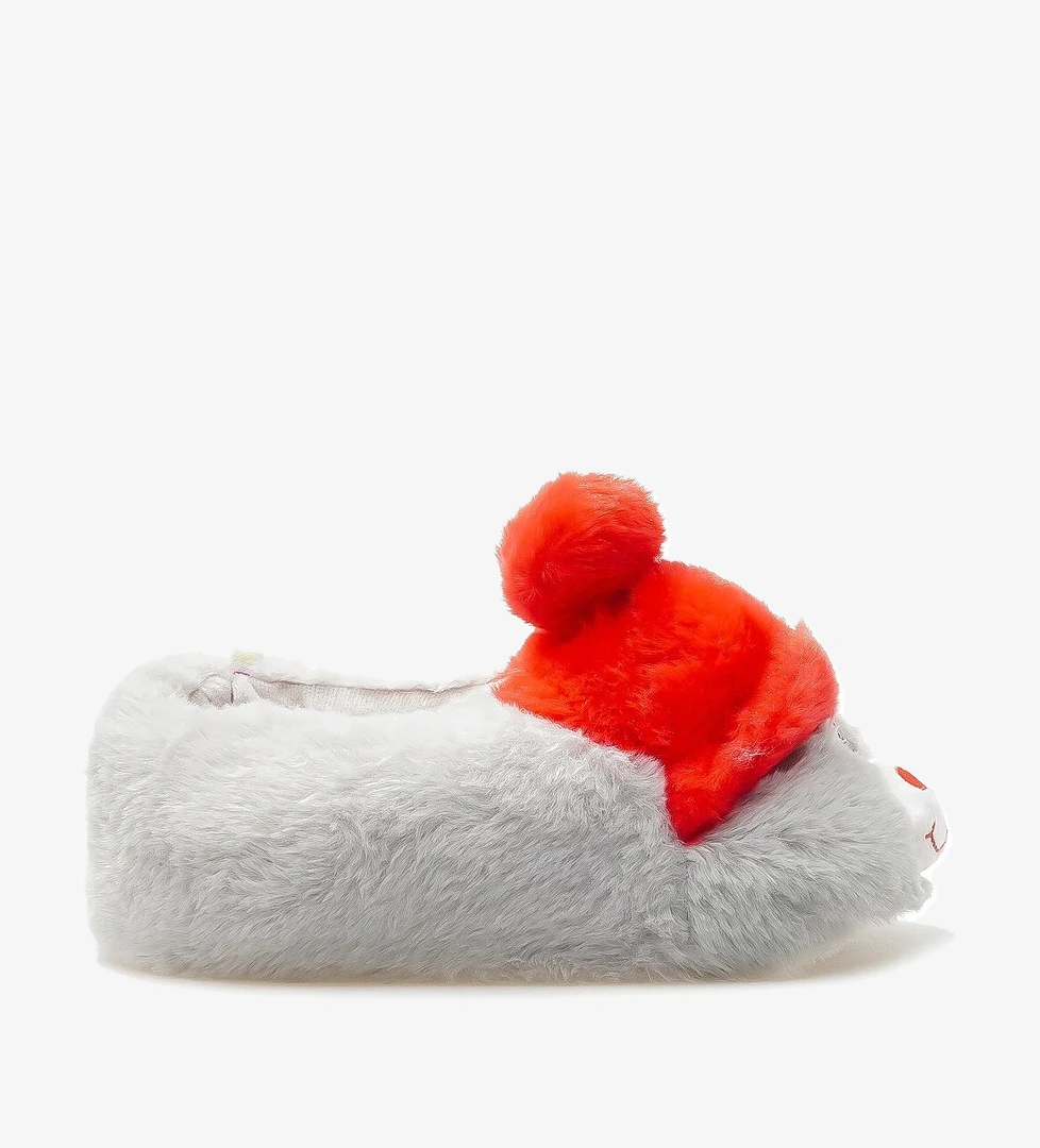 Twıgy Griso Kadın Hayvanlı Panduf (36-41) 24k T-griso Z Gri - Görsel 1