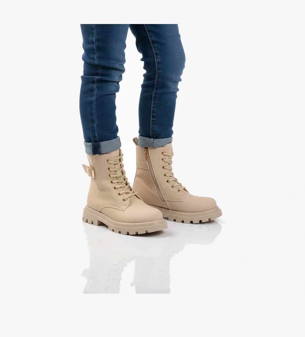 Bej İçi Polarlı Kaymaz Kız Çocuk Bot Aleda F