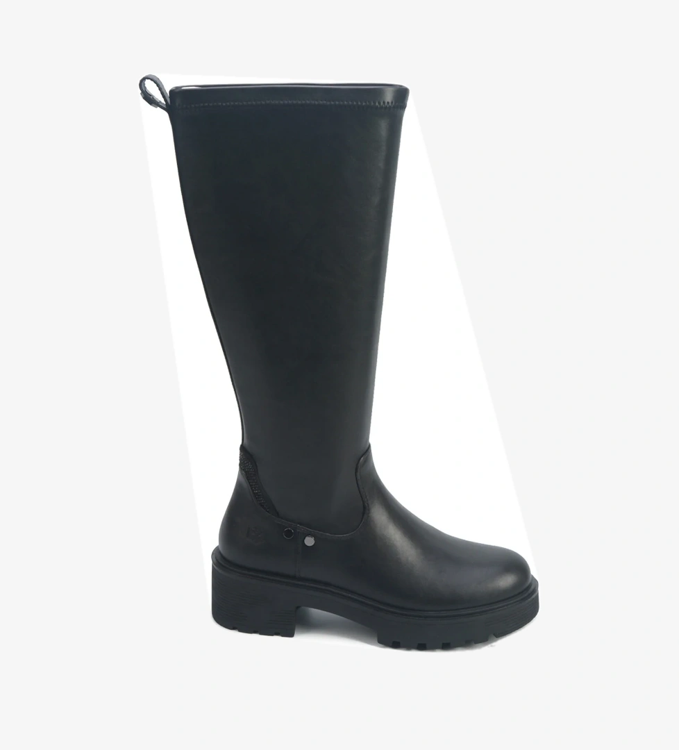 RENZO 5PR Siyah Kadın Çizme - Görsel 1