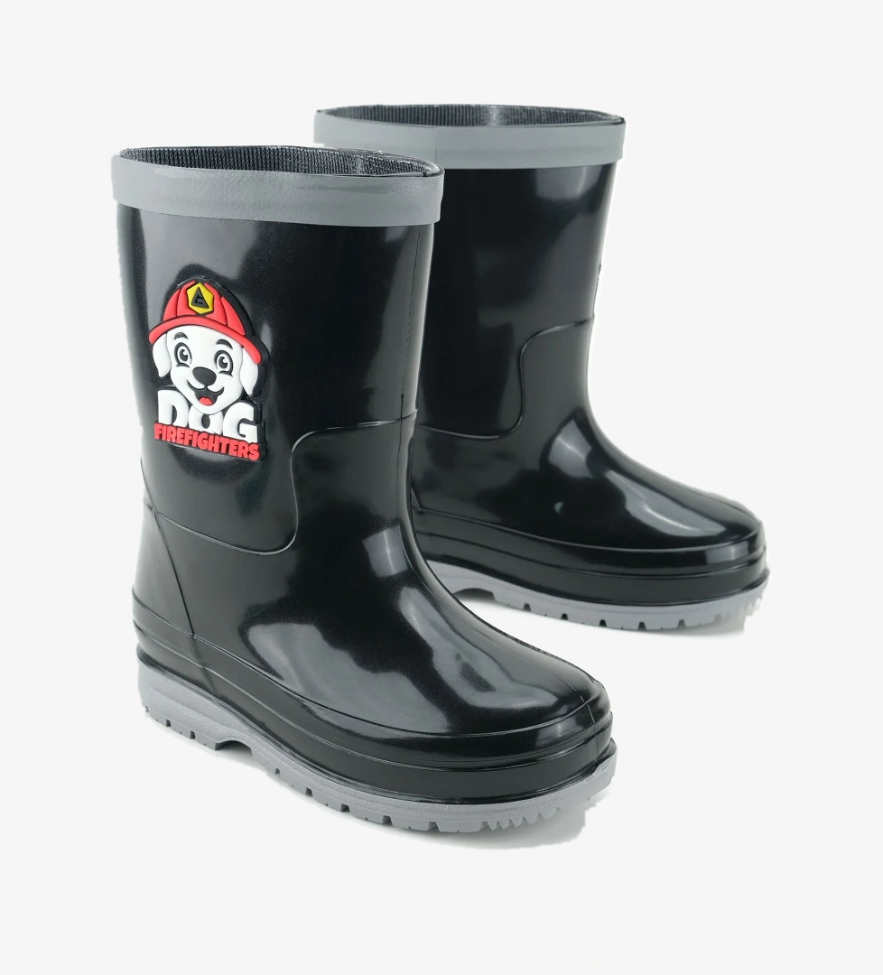 Erkek Çocuk Kışlık PVC Su Gecirmez İçinde Harici Çıkarılabilir Çoraplı Yağmur Bot Çizme - Görsel 1