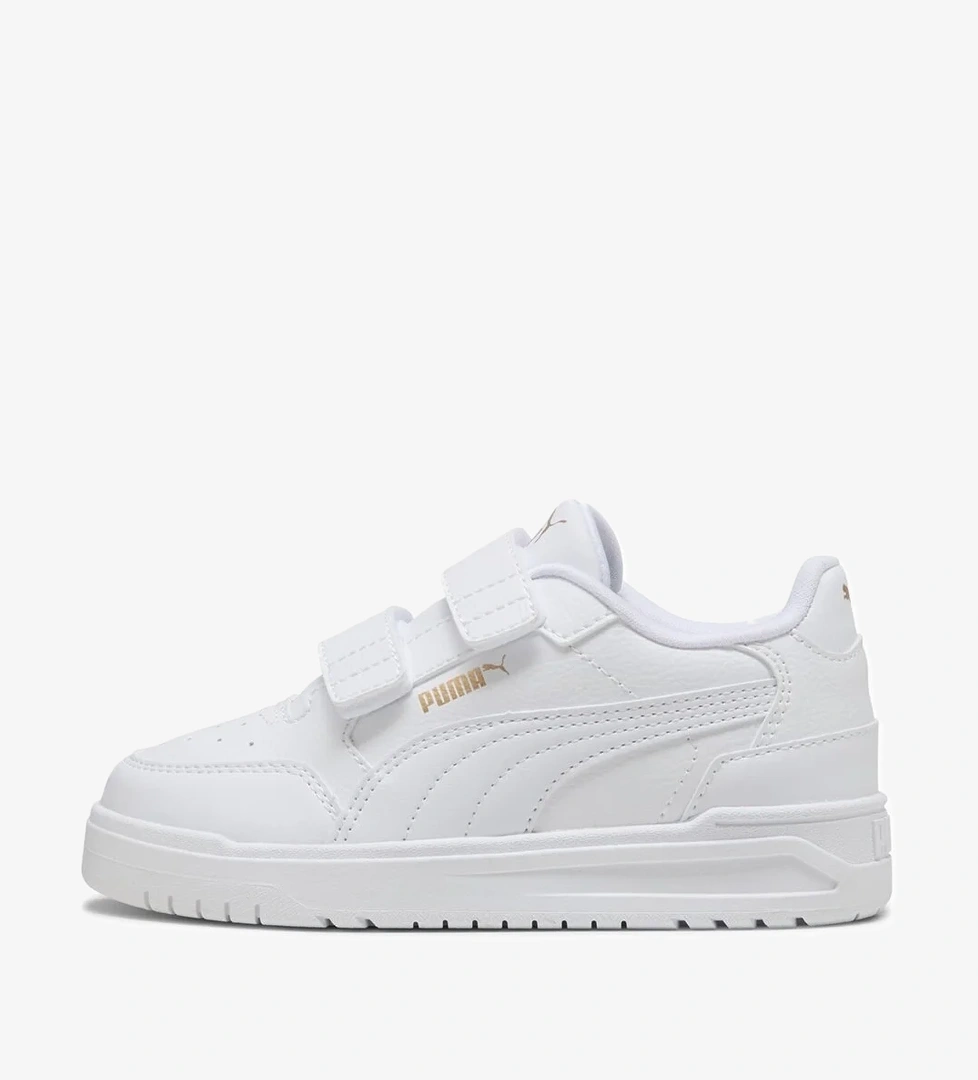 Puma Shuffle Downtown Lo V Çocuk Beyaz Sneaker model görseli