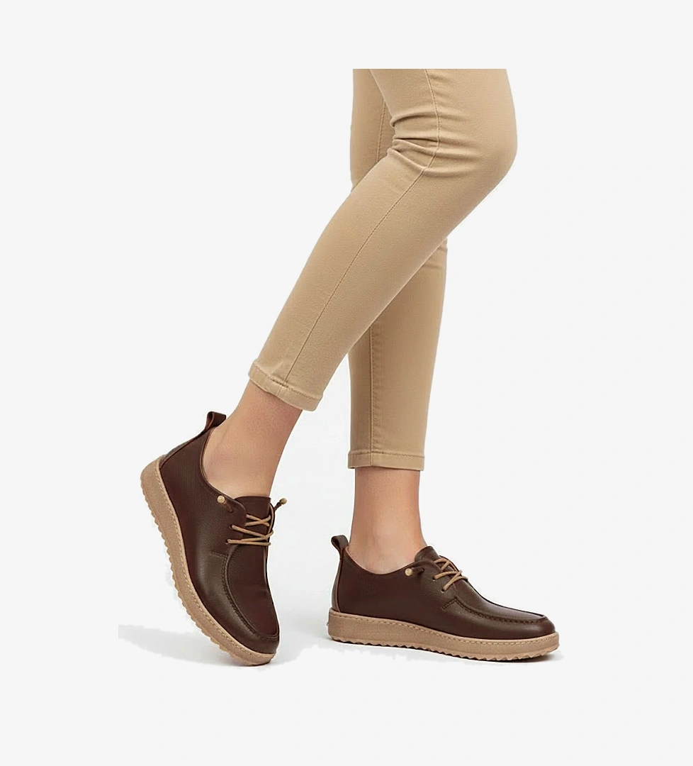 Ayakkabı Fuarı Elit Asscl100 Kadın Hakiki Deri Casual Ayakkabı model görseli