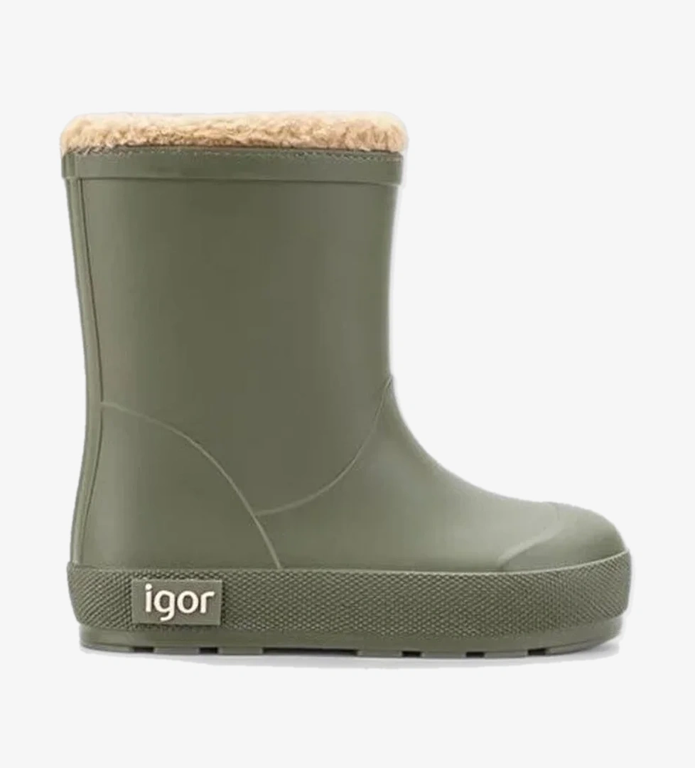 Unisex Çocuk Yağmur Çizmesi W10306 KAKİ