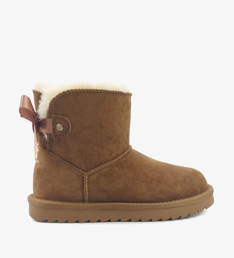 FLOWERY 5PR Kahverengi Kız Çocuk Bot - Görsel 1