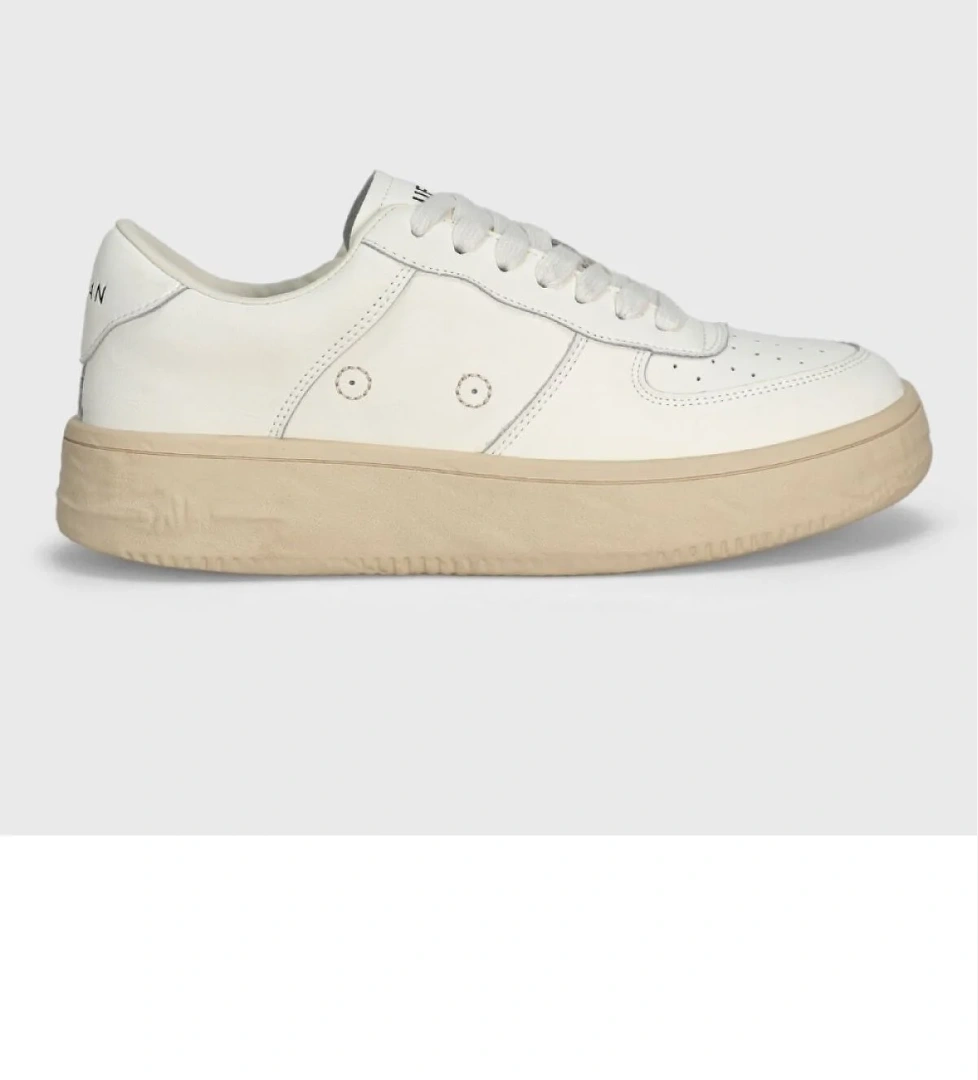 Lufıan Natalı Beyaz Deri Kadın Spor Ayakkabı 122230041 - Görsel 1