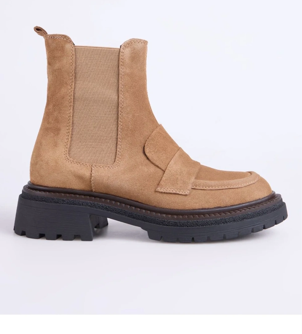 Fabrika Fabrika Kahverengi Camel Kadın Bot D-DRINA | Flo Kahverengi - 1. görsel