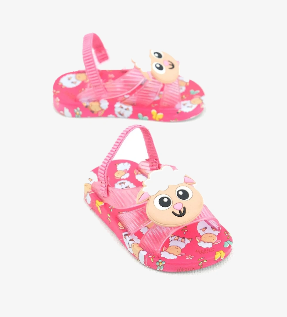 15133 Kız Bebe Islak Zemine Uygun Havuz Plaj Terlik-Sandalet
