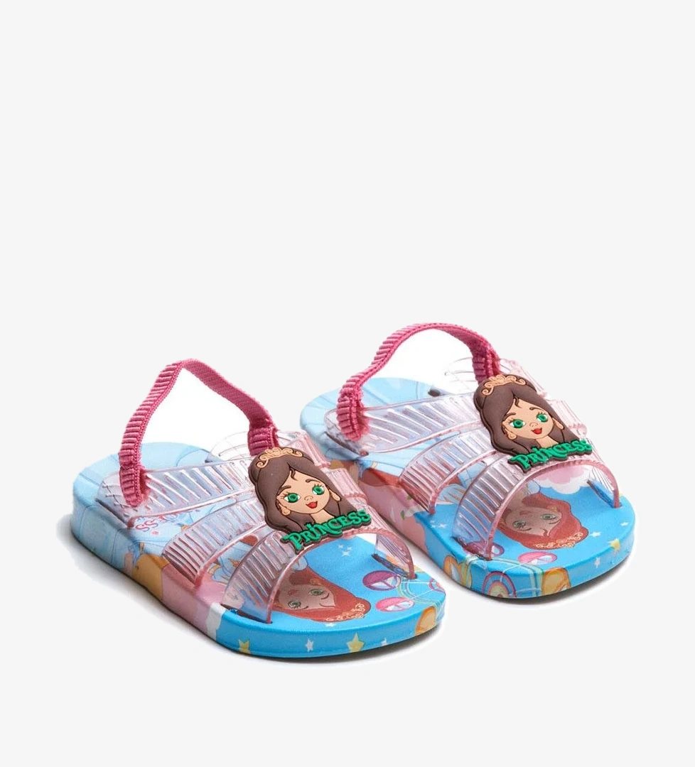 13292 Kız Bebe Islak Zemine Uygun Havuz Plaj Terlik-Sandalet - Görsel 1