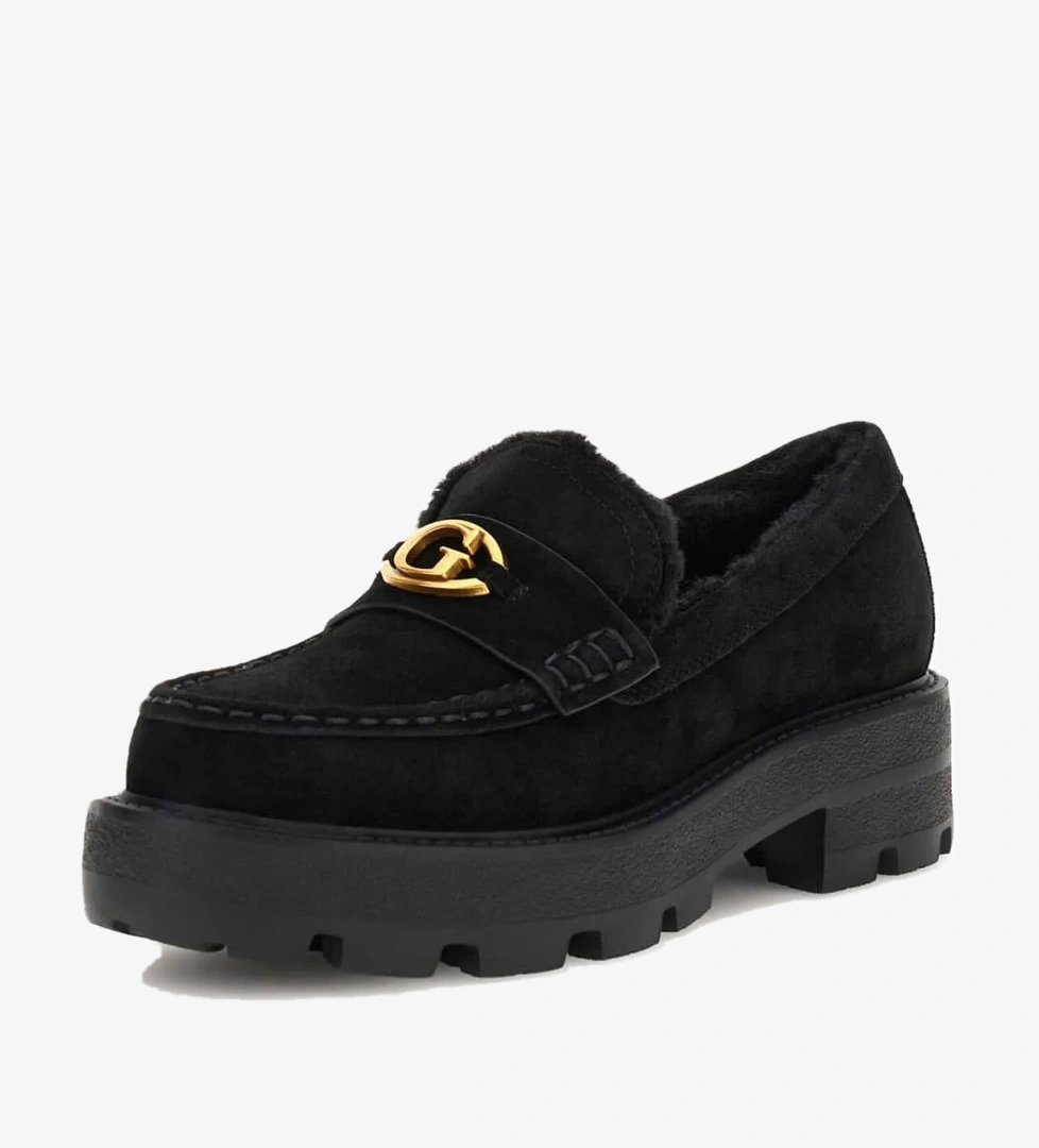 Yanikay Kadın Deri Karışımlı Makosen - Görsel 1