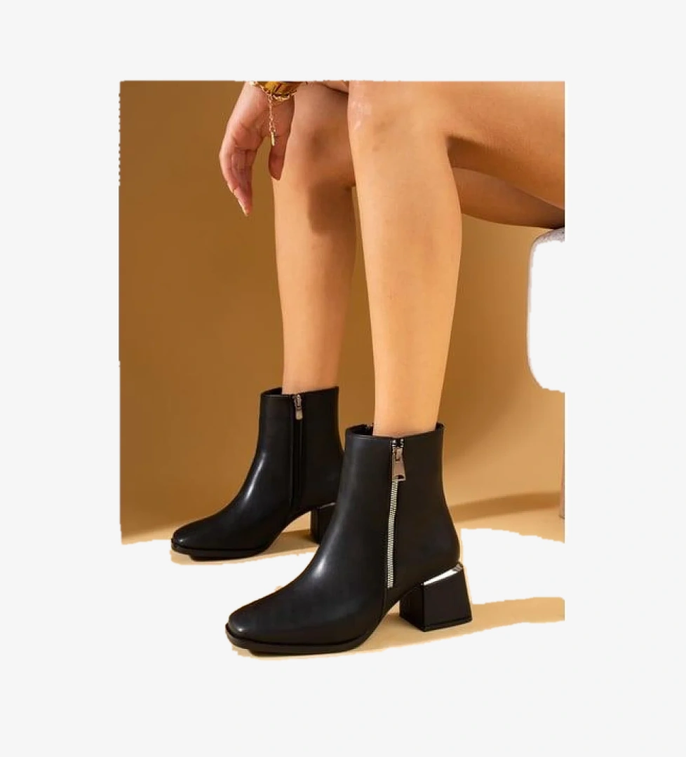 Snyrt 03392 Kadın 5 Cm Topuklu Bot - Görsel 1