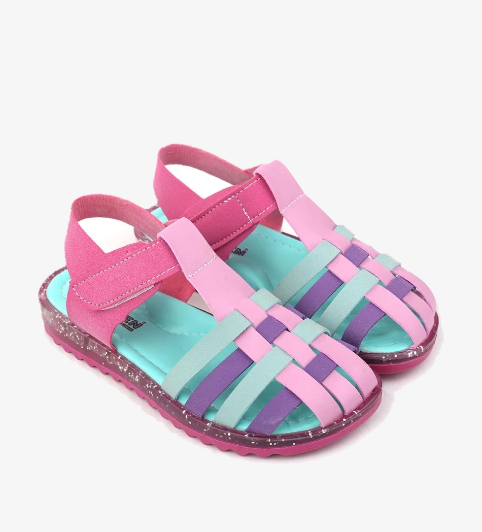 Arzn 4833 Kız Çocuk Ortopedik Rahat Taban Sandalet - Görsel 1