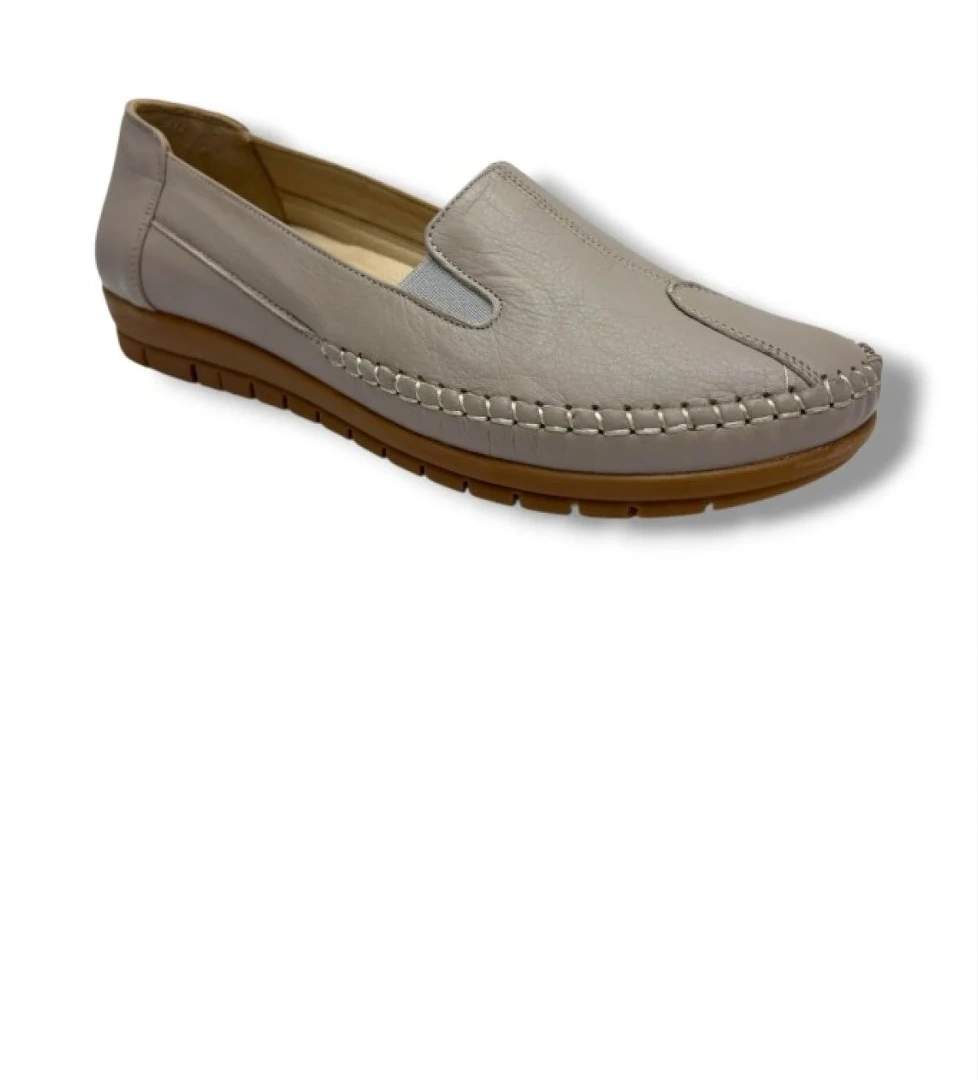 Üçel 134-26 Hakiki Deri Anatomik Lastikli Kadın Ayakkabı - Görsel 1