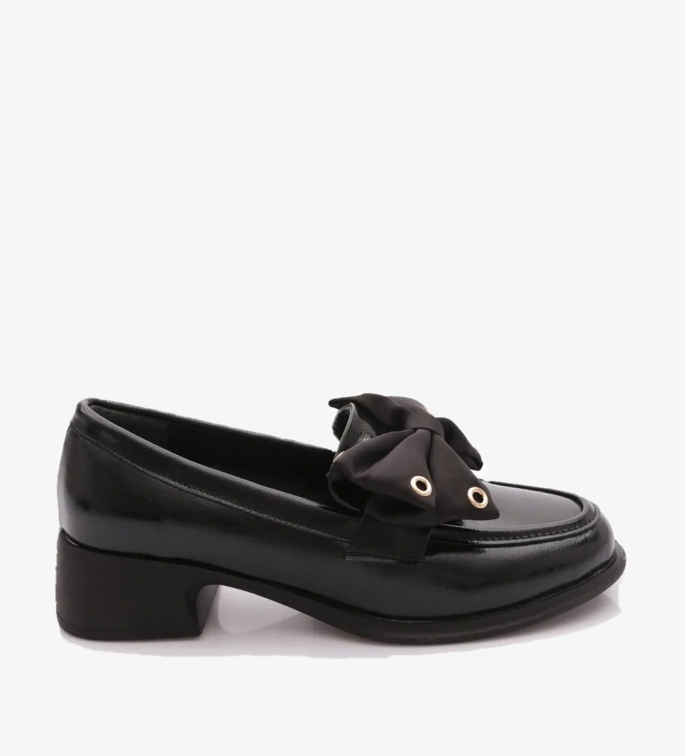 Pm161-K1065 Kadin Fiyonk Detayli Loafer Ayakkabi