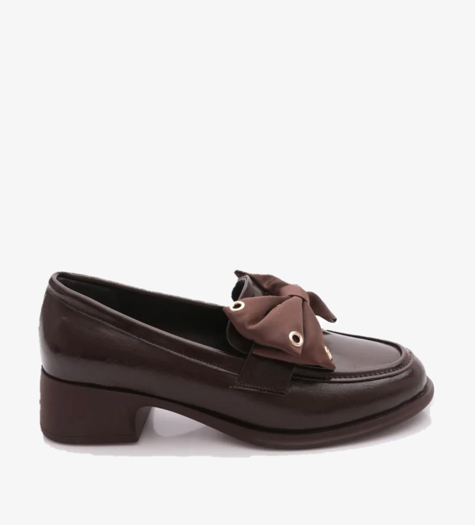 Dgn Pm161-k1065 Kadin Fiyonk Detayli Loafer Ayakkabi model görseli