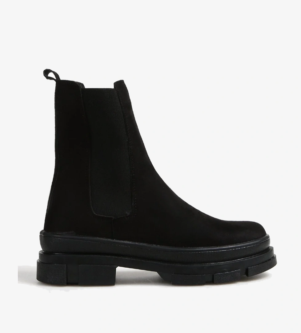 F By Fabrika F By Fabrika Siyah Kadın Süet Bot MARISEL Flo'da! Siyah - 1. görsel