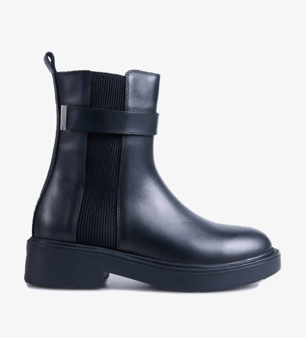 Fabrika Fabrika Siyah Kadın Bot D-DAVINIA | Flo Siyah - 1. görsel