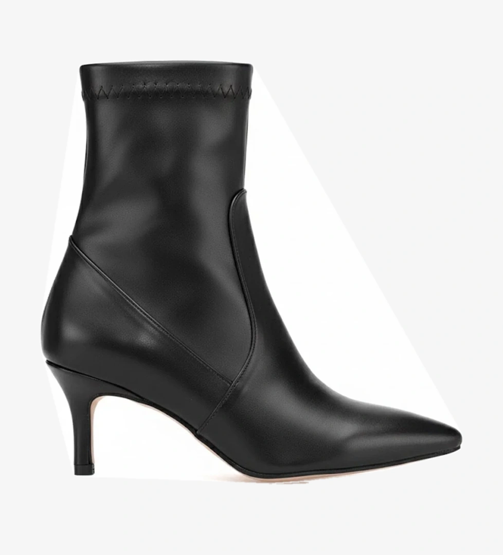 Ayakkabı Fuarı Elit Brk248 Kadın Topuklu Bot Siyah model görseli