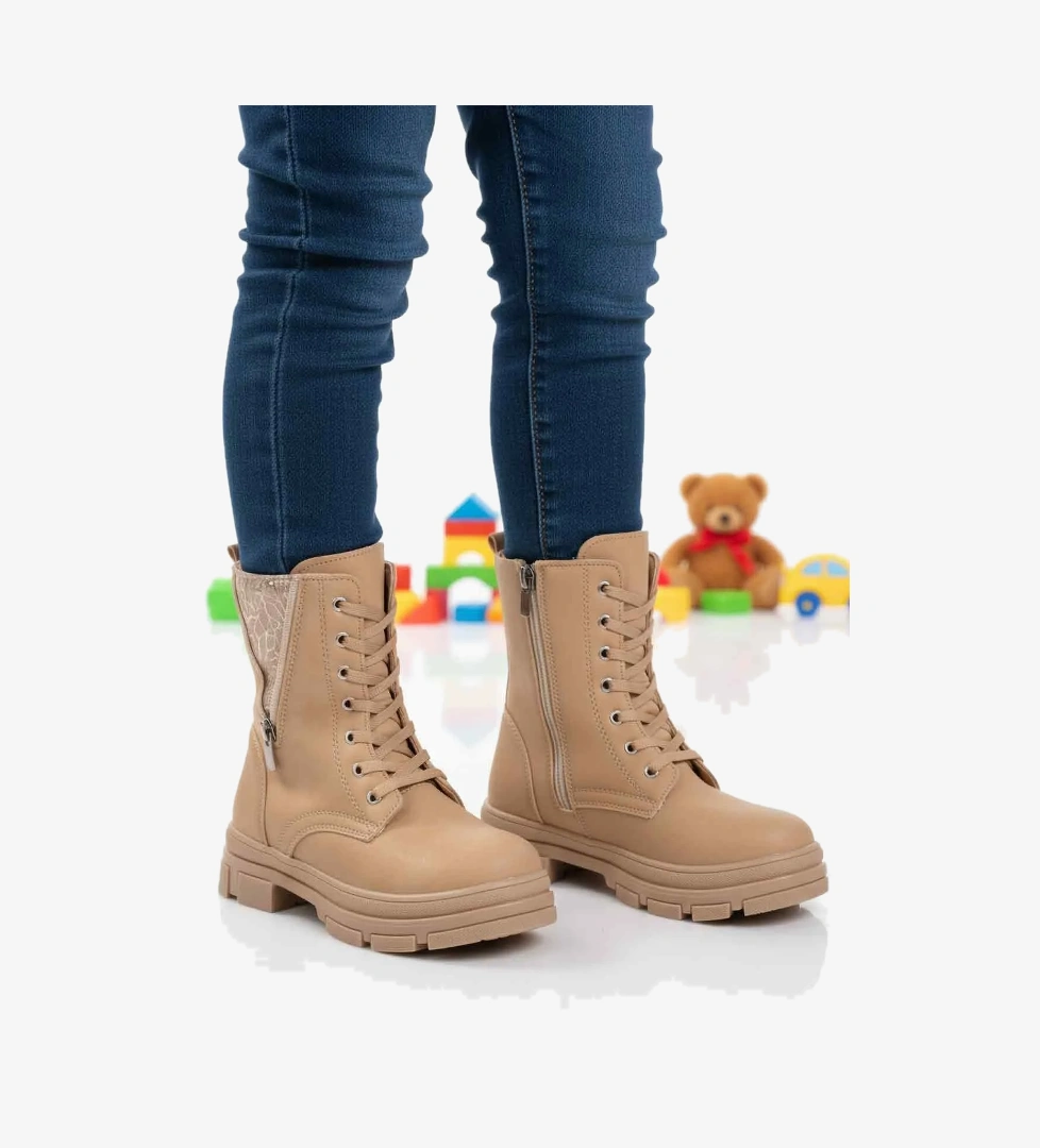 Nut İçi Polarlı Kaymaz Taban Kız Çocuk Bot G-1001 F Frmr