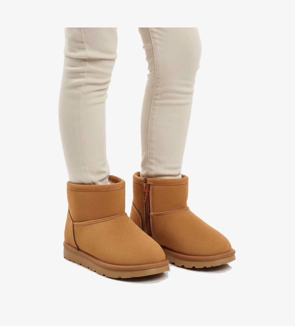 Pepino Siyah Taba İçi Kürklü Fermuarlı Kız Çocuk Bot 2096 P model görseli