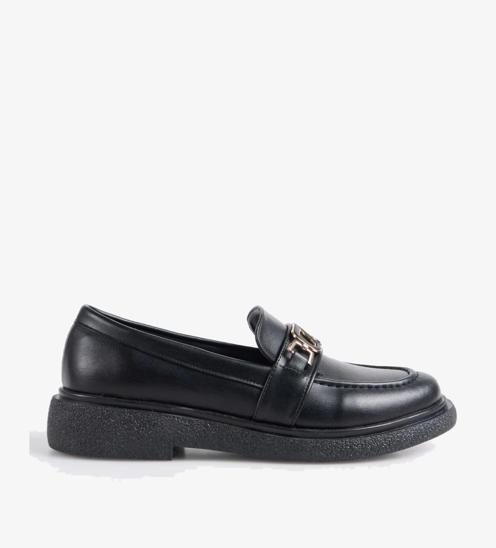F By Fabrika F By Fabrika Siyah Kadın Loafer VETAL Casual Ayakkabı | Flo Siyah - 1. görsel