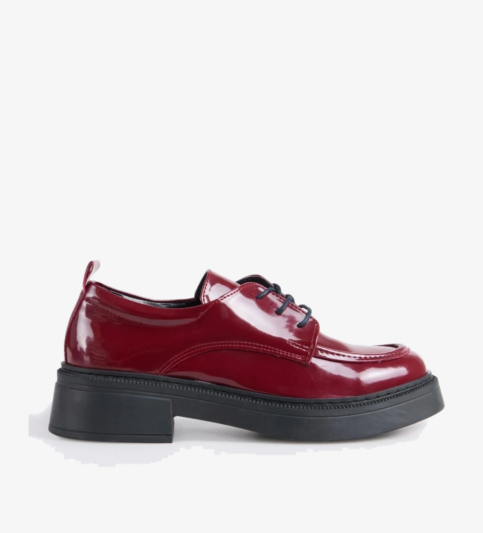 F By Fabrika F By Fabrika Bordo Kadın Loafer LANID Casual Ayakkabı | Flo Bordo - 1. görsel