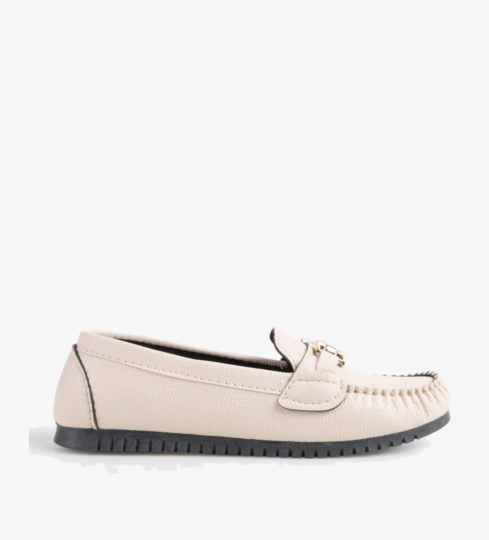 F By Fabrika F By Fabrika Bej Kadın Loafer AYRA Casual Ayakkabı | Flo Bej - 1. görsel