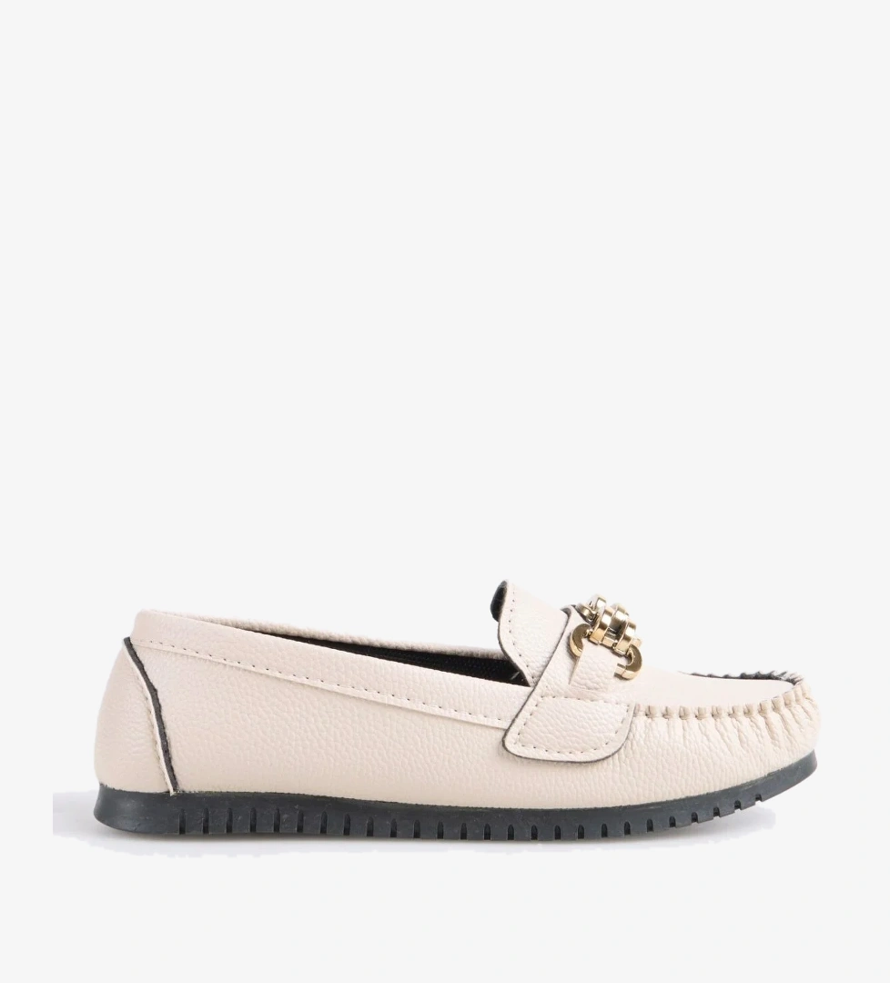 F By Fabrika F By Fabrika Bej Kadın Loafer INEL Casual Ayakkabı | Flo Bej - 1. görsel