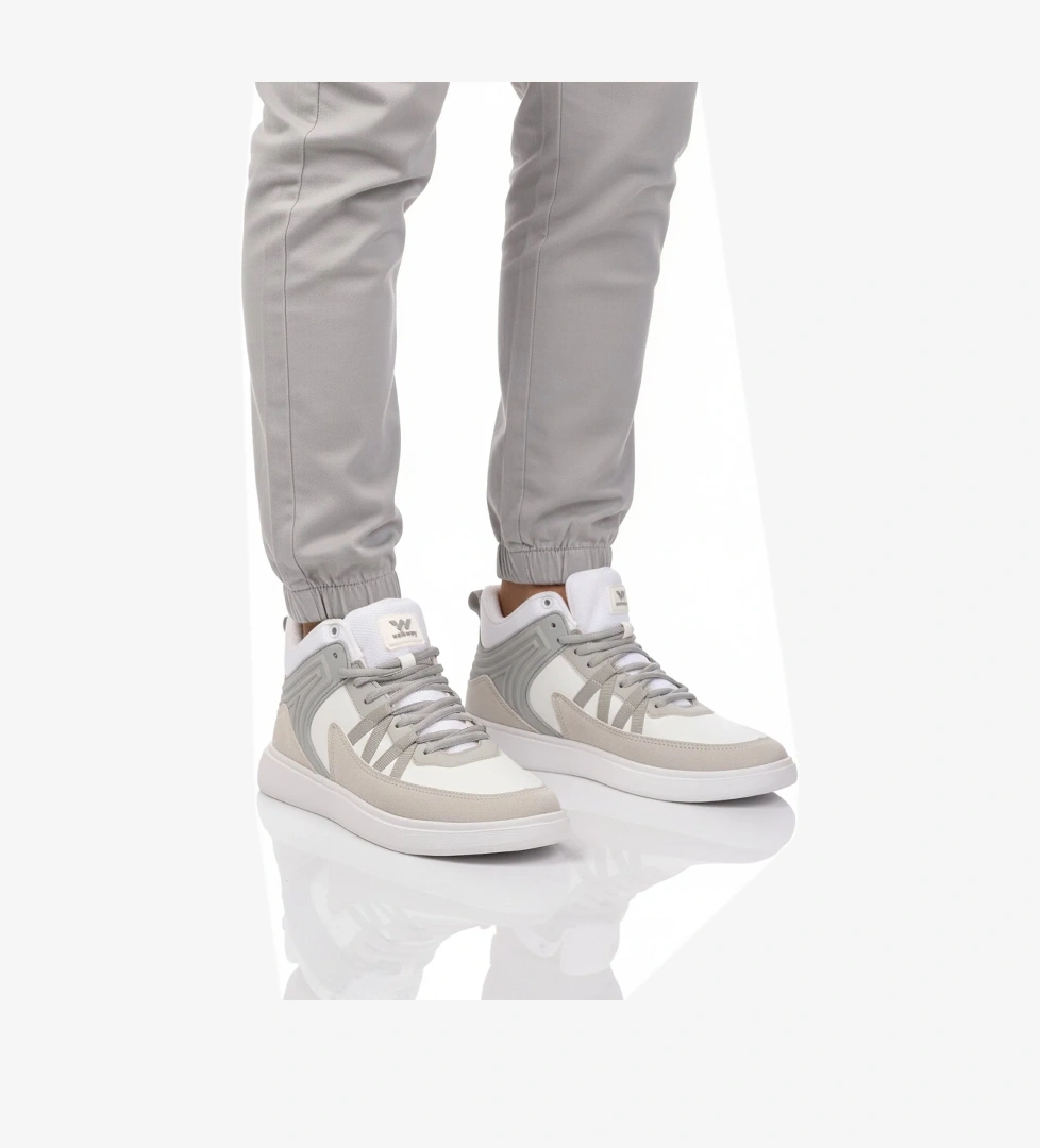 Buz Hafif Esnek Bağcıklı Erkek Spor Ayakkabı Ferra 2808 M - Görsel 1