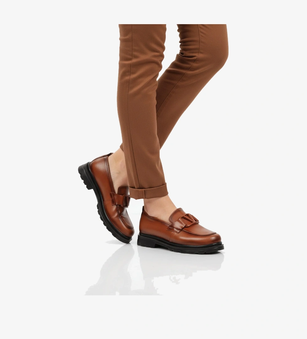 Kahve Hafif Esnek Kadın Casual Ayakkabı 2644 Z