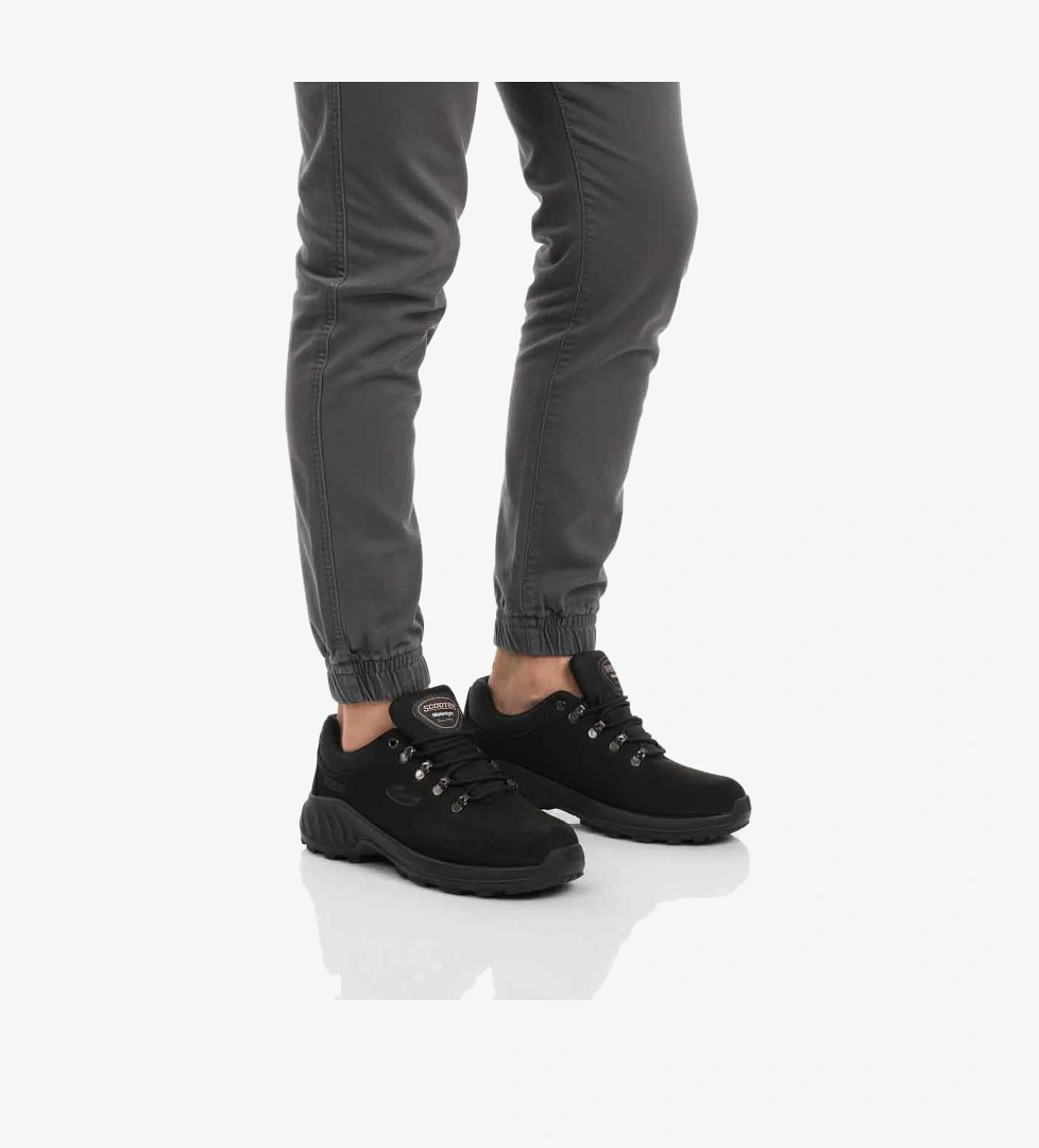 Siyah Su Geçirmez Kaymaz Taban Erkek Outdoor Ayakkabı M4105 M - Görsel 1