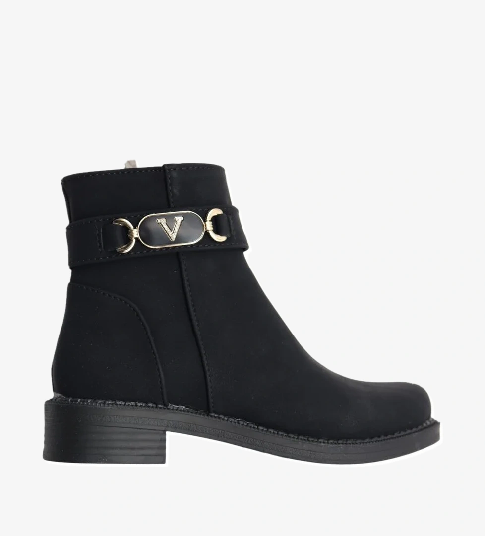 Ayakkabımood Termo Taban Siyah Zümrüt Tokalı Kadın Bot model görseli