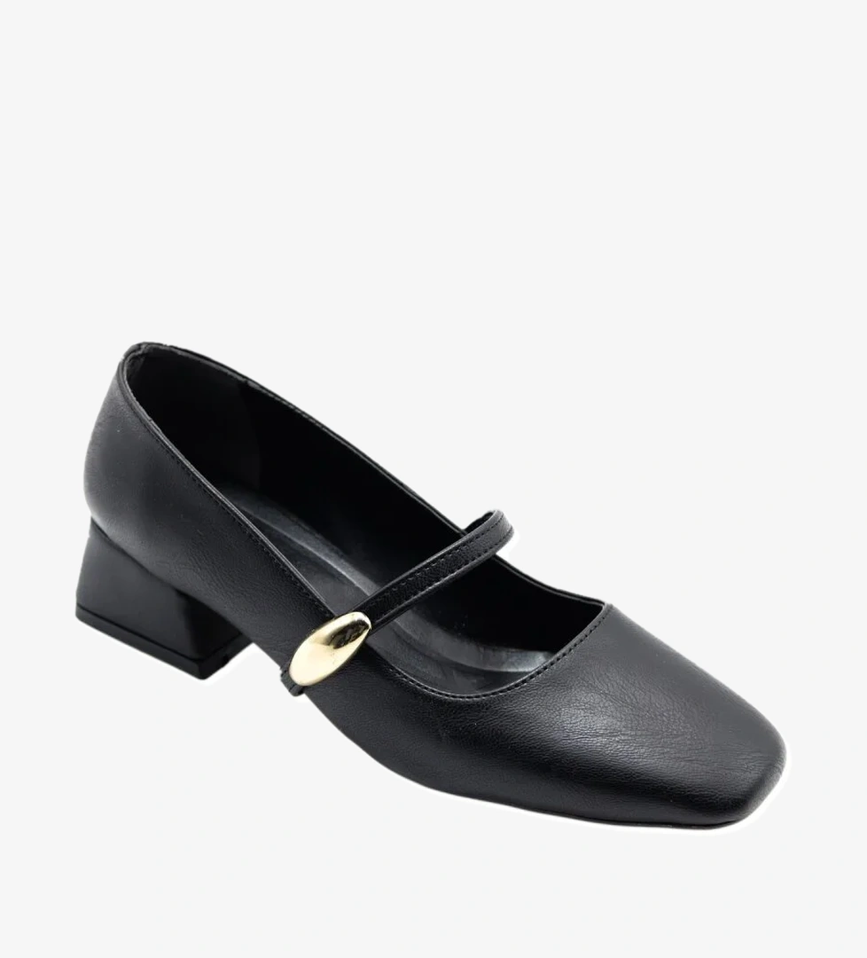 4 Cm Kalın Topuklu Kadın Ayakkabı