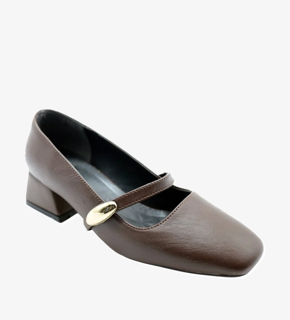 Ayakkabımood 4 Cm Kalın Topuklu Kadın Ayakkabı model görseli