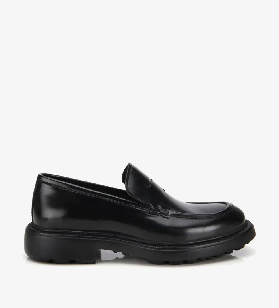 Hotiç Hotiç Erkek Açma Deri Siyah Kalın Tabanlı Klasik Loafer Flo'da! Siyah - 1. görsel