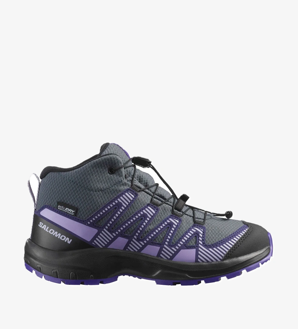 Salomon Xa Pro V8 Mid Waterproof Gri Kadın Outdoor Ayakkabı model görseli
