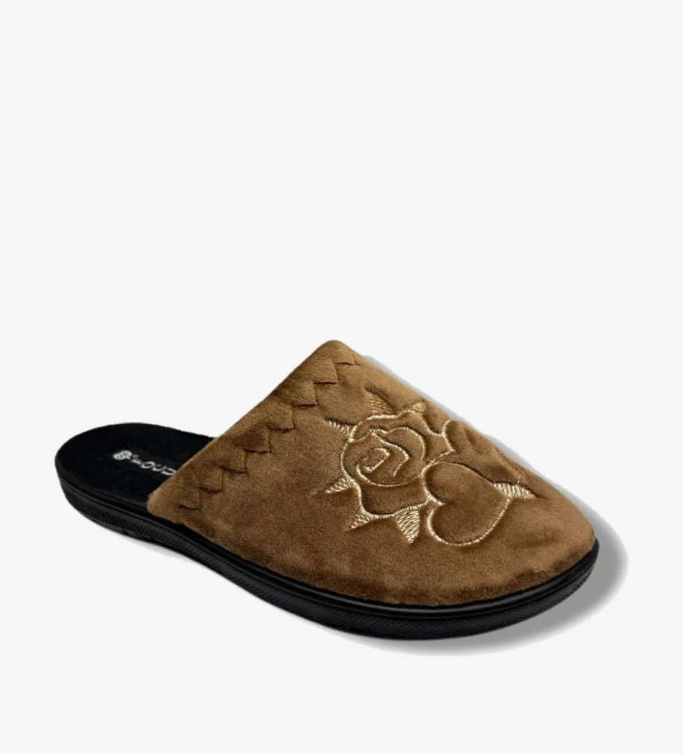 Cakgo Focux 220-26 Kalp Gül Desenli Kadın Ev Terlik 37-41 model görseli