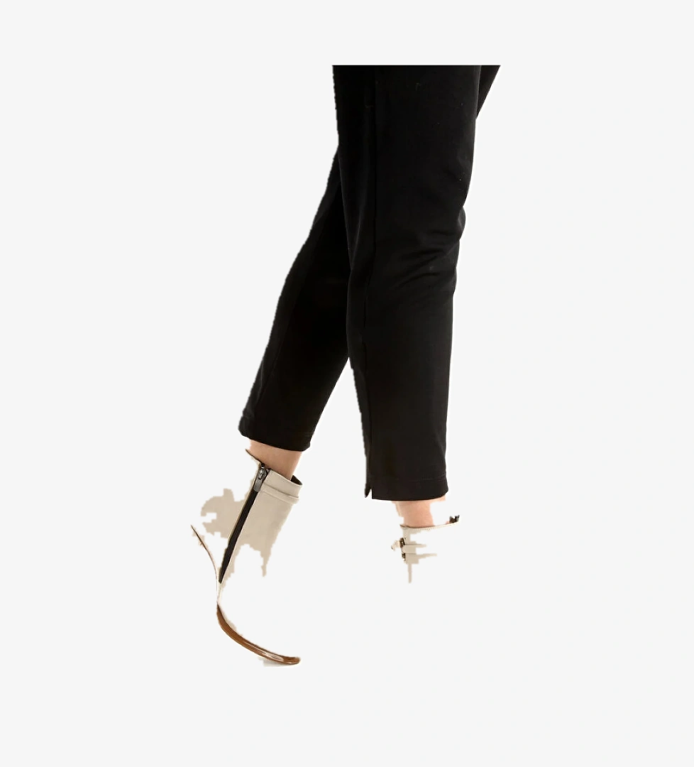 655458 Kadın Kalın Topuklu Fermuarlı Bot